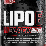 Pot de complément alimantaire Nutrex Lipo-6 Black Ultrat Concentrate, brùleur de graisse thermogénique en géllules
