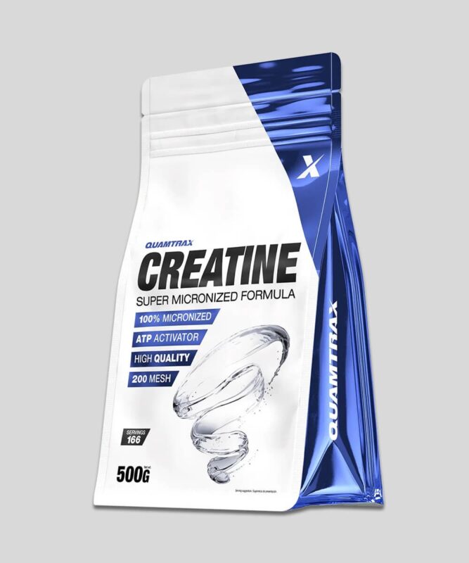 Quamtrax-Creatine Monohydrate Super Micronized Formula-500g