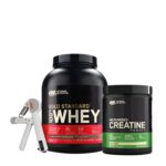 Gold Standrad Whey 2.3kg , Creatine On 317g , HandGrip