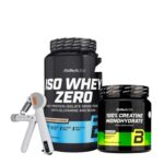 Iso Whey Zero 908g , Creatine 300g , Hand grip