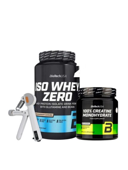 Iso Whey Zero 908g , Creatine 300g , Hand grip
