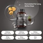 WeightWorld Black Maca Complex 5550mg — L-Arginine & Panax Ginseng | 180 Gélules | 6 Mois – Image 6