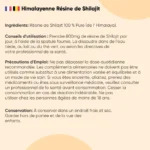 WeightWorld Pure Himalayan Shilajit Resin 800mg — Riche en Acide Fulvique 87% | Énergie & Vitalité – Image 4