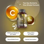WeightWorld Vitamine C & Zinc 1010mg — 180 Comprimés | 6 Mois | Vegan & Non-GMO – Image 2