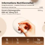 WeightWorld Ashwagandha KSM-66® 1500mg — 180 Comprimés | 6 Mois | Vegan & Non-GMO – Image 5
