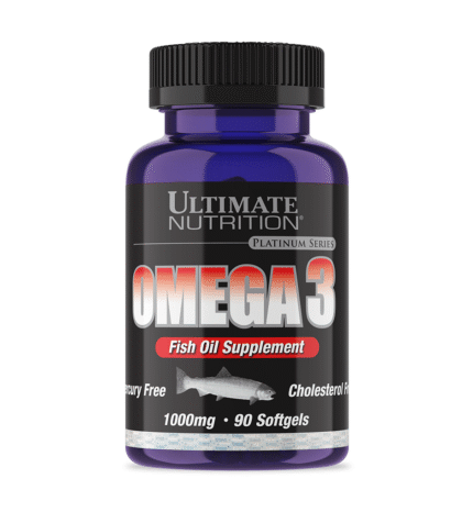 Omega 3 Fish Oil Ultimate Nutrition 1000 mg 90 Softgels