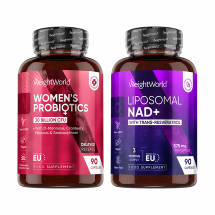 Pack Women’s Probiotics et Liposomal NAD+ WeightWorld 90 capsules – NutriStore Tunisie