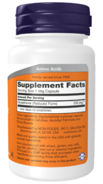 Glutathione NOW Foods 250 mg – 60 Veg Capsules – Image 2
