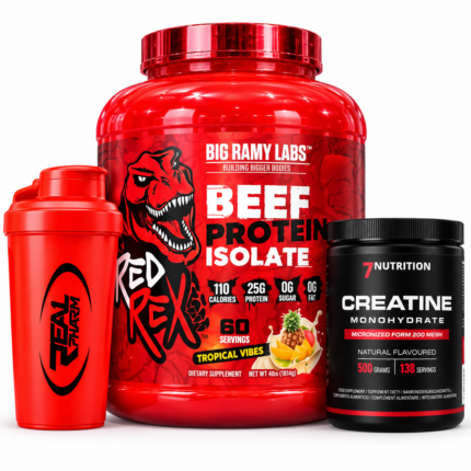 Pack Beef Protein Big Ramy Labs Créatine 7Nutrition et Shaker