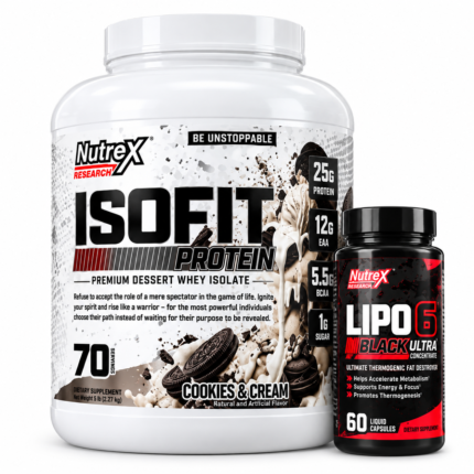 Pack IsoFit Nutrex et Lipo 6 Black Ultra