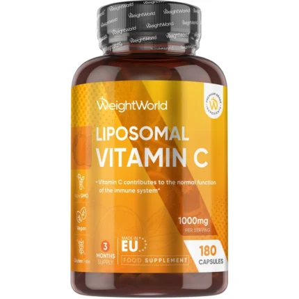 Vitamine C Liposomale WeightWorld 1000 mg 180 Capsules