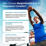Magnesium Complex 4-en-1 WeightWorld 490 mg – 180 Capsules – Image 5